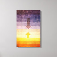 Paul Klee Separation in the Evening Canvas Wrap