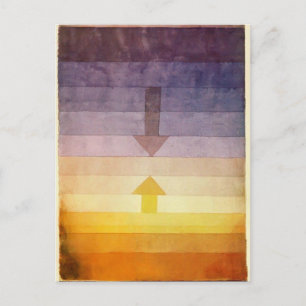 Paul Klee: Separation in the Evening Postcard