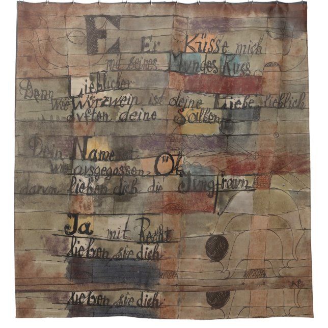 Paul Klee  Shower Curtain (Front)