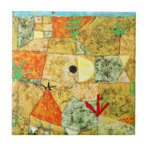 Paul Klee - Southern Gardens, Tile