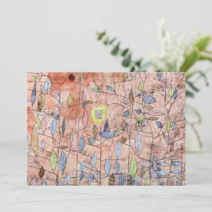Paul Klee - Sparse Foliage Card