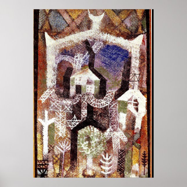 Paul Klee - Summer Houses Poster (Front)
