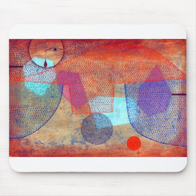 Paul Klee Sunset Mouse Mat (Front)