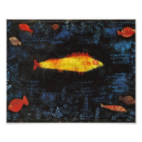 Paul Klee The Goldfish Vintage Watercolor Art