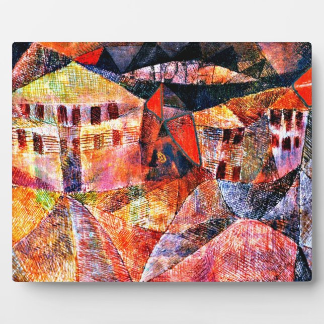 Paul Klee - The Hotel, Plaque (Front)