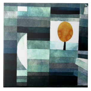Paul Klee, The Messenger of Autumn Tile