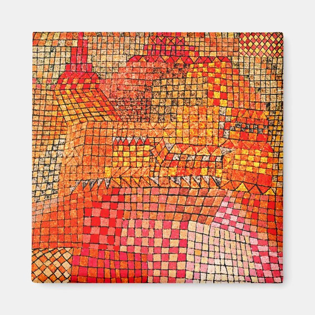 Paul Klee - Town Castle Kr. Magnet (Front)