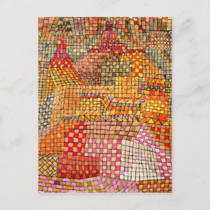 Paul Klee - Town Castle Kr. Postcard