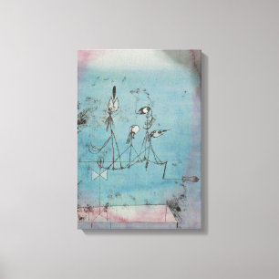 Paul Klee Twittering Machine Canvas Poster