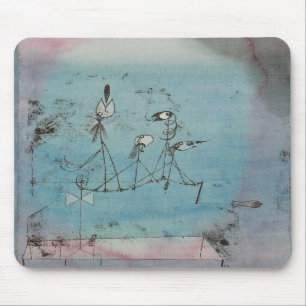Paul Klee Twittering Machine Mouse Pad