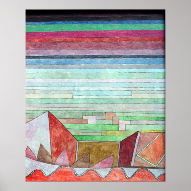 Paul Klee View into the Fertile Country Poster (Front)