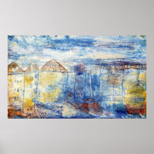 Paul Klee Vista A Una Plaza Large Poster
