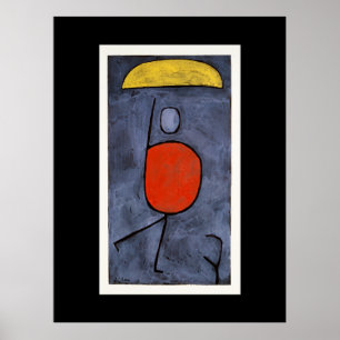 Paul Klee - With Umbrella Poster