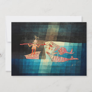 Paul Klee's painting, The Seafarers, Card