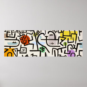 Paul Klee's Rich Port  Poster