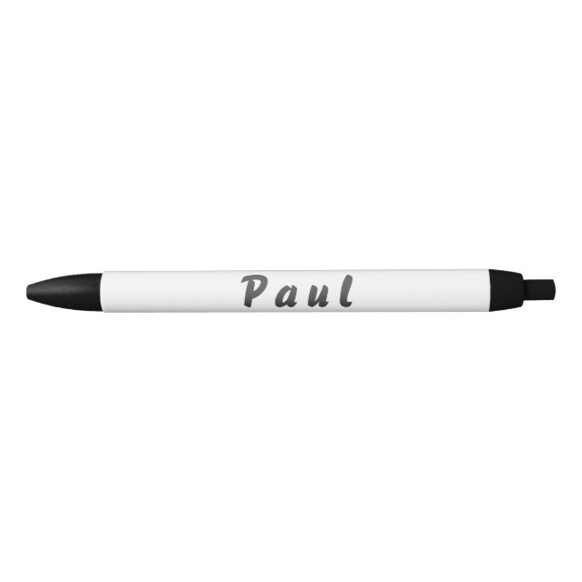 Paul Kugelschreiber Black Ink Pen (Front)