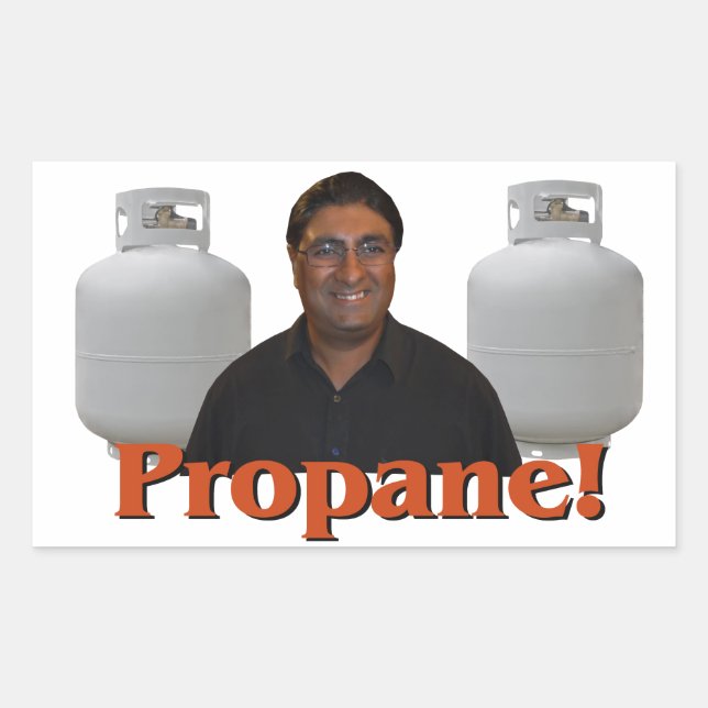 Paul Lall - Propane Sticker! Rectangular Sticker (Front)