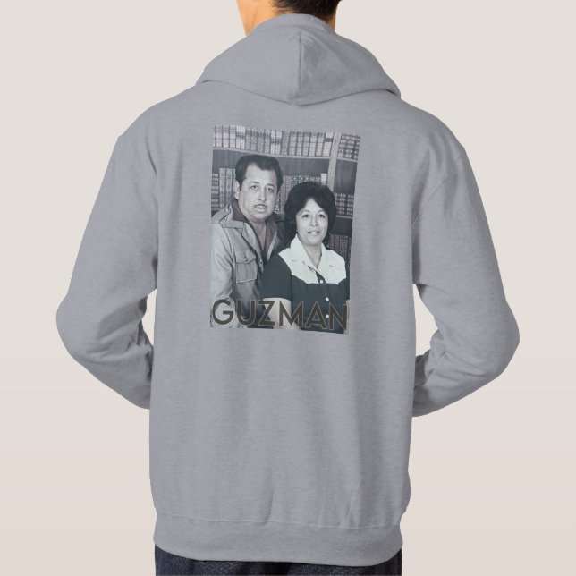 PAUL & MARGARET GUZMAN SR. men's Hoodie (Back)
