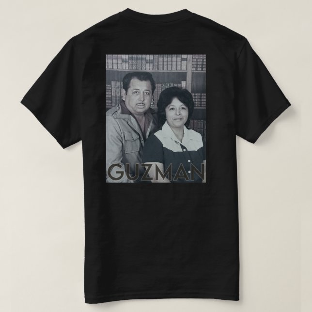 PAUL & MARGARET GUZMAN SR. men's T-Shirt (Design Back)