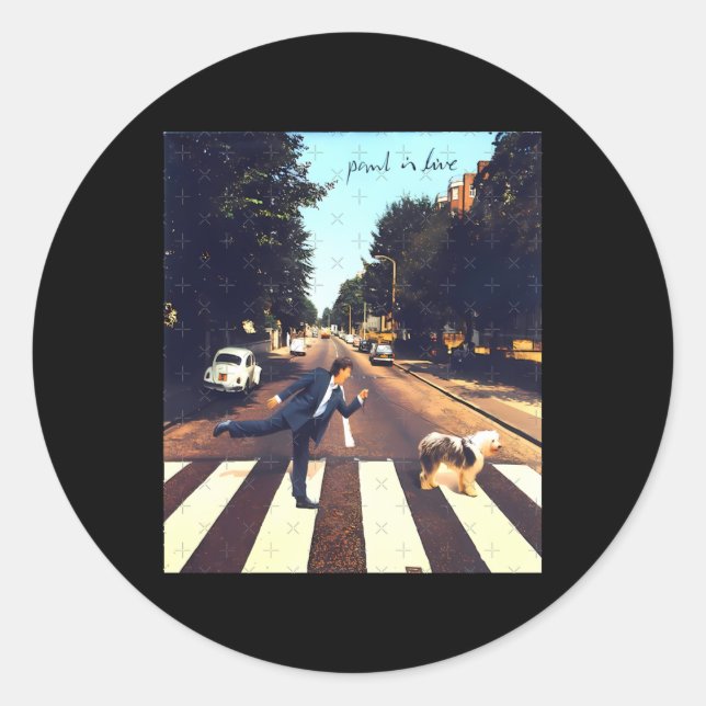 Paul Mccartney Sticker1  Classic Round Sticker (Front)
