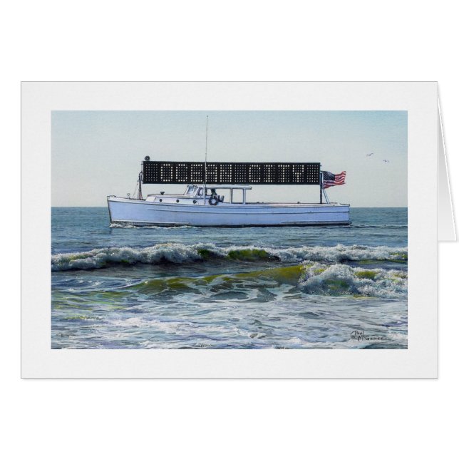 Paul McGehee "A Sign of Summer" Ocean City Card (Front Horizontal)