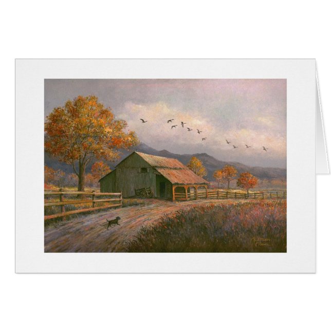 Paul McGehee "An Autumn Afternoon" Card (Front Horizontal)
