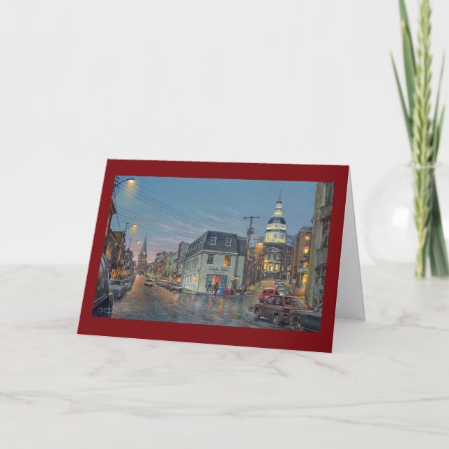 Paul McGehee "Annapolis Main Street Memories" Card (Front)