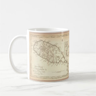 Paul McGehee "Antique St.Kitts & Nevis Map" Mug