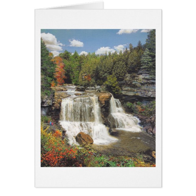 Paul McGehee "Blackwater Falls" Card (Front)