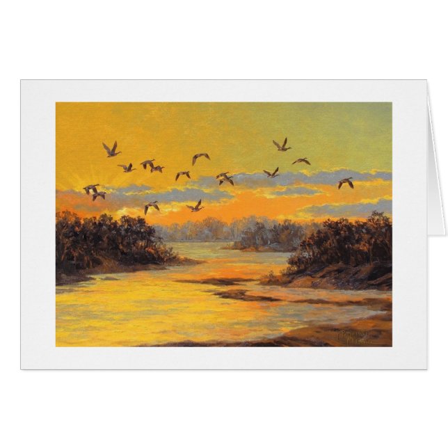 Paul McGehee "Canadian Sunset" Card (Front Horizontal)