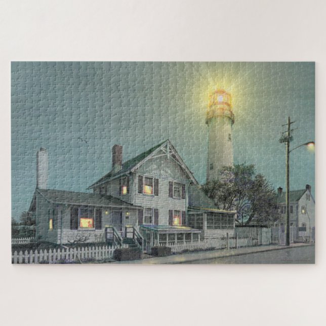 Paul McGehee "Fenwick Island Light" Jigsaw Puzzle (Horizontal)