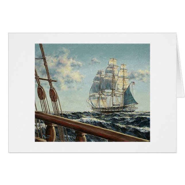 Paul McGehee Frigate USS "Constellation" Card (Front Horizontal)