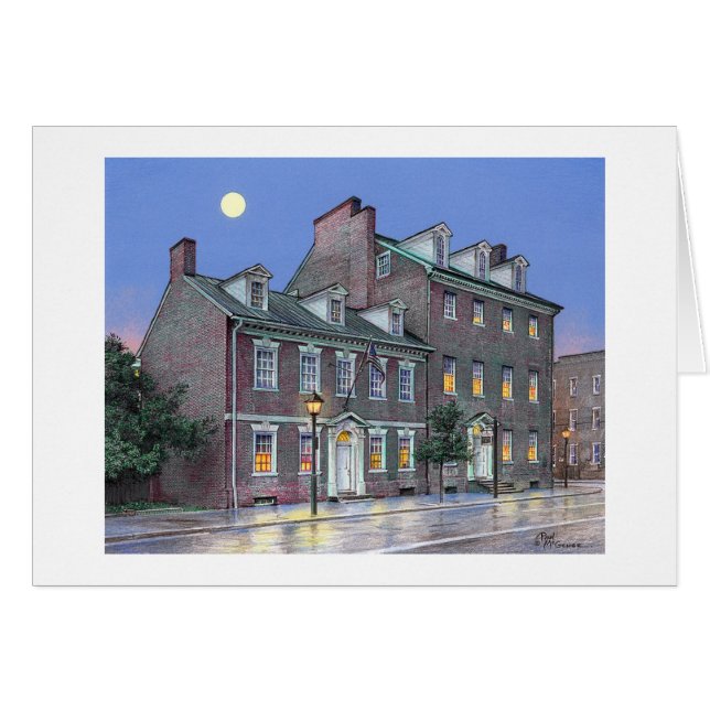 Paul McGehee "Gadsby's Tavern" Card (Front Horizontal)