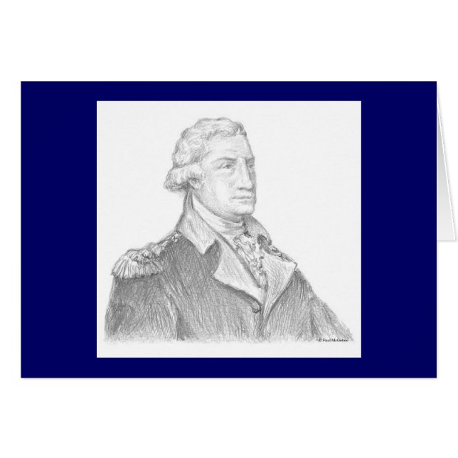 Paul McGehee "George Washington" Card (Front Horizontal)