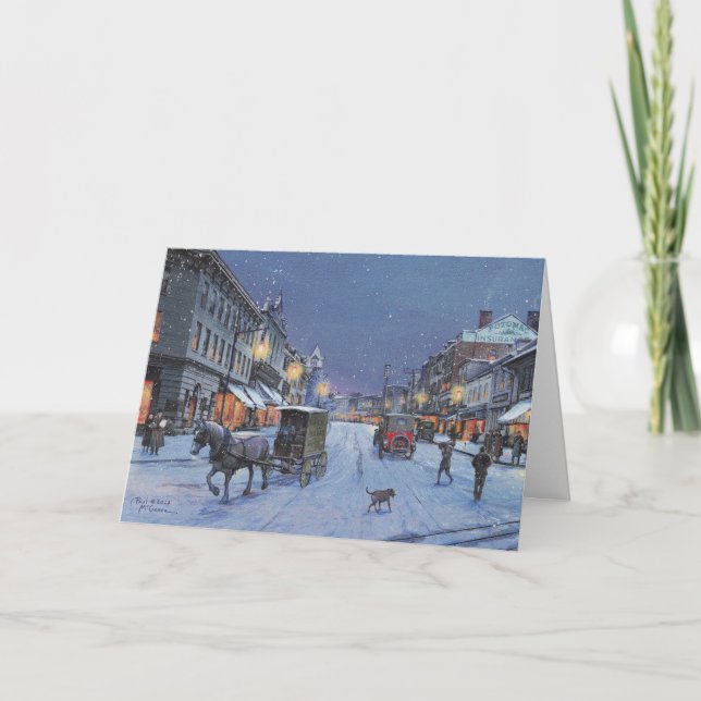 Paul McGehee "Georgetown Snowfall" Note Card (Front)