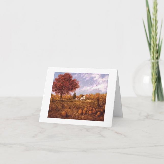 Paul McGehee "Halloween Harvest" Card (Front)