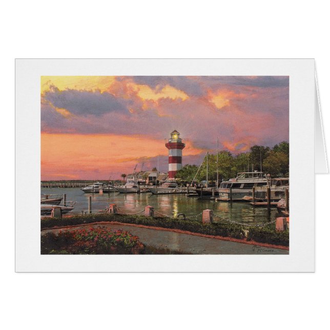 Paul McGehee "Hilton Head - Harbour Town" Card (Front Horizontal)