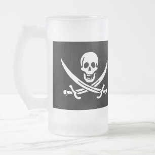 Paul McGehee "Jolly Roger" Pirate Beer Mug