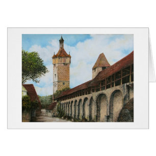 Paul McGehee "Klingen Tower - Rothenburg" Card