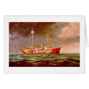 Paul McGehee "Lightship "Chesapeake"" Card