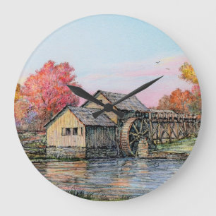 Paul McGehee "Mabry Mill" Clock