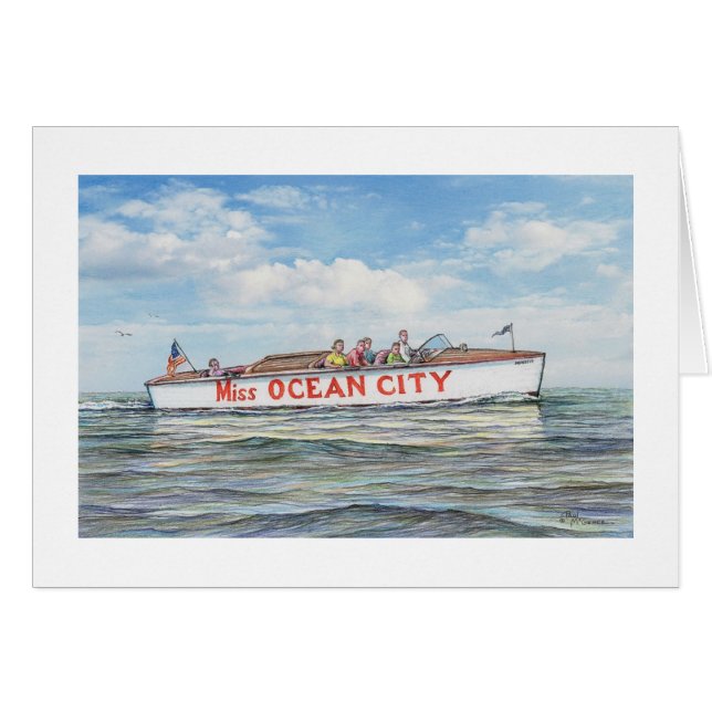 Paul McGehee "Miss Ocean City" (1941) Card (Front Horizontal)