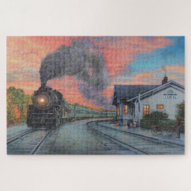 Paul McGehee "Old Fairfax Station" Jigsaw Puzzle (Horizontal)