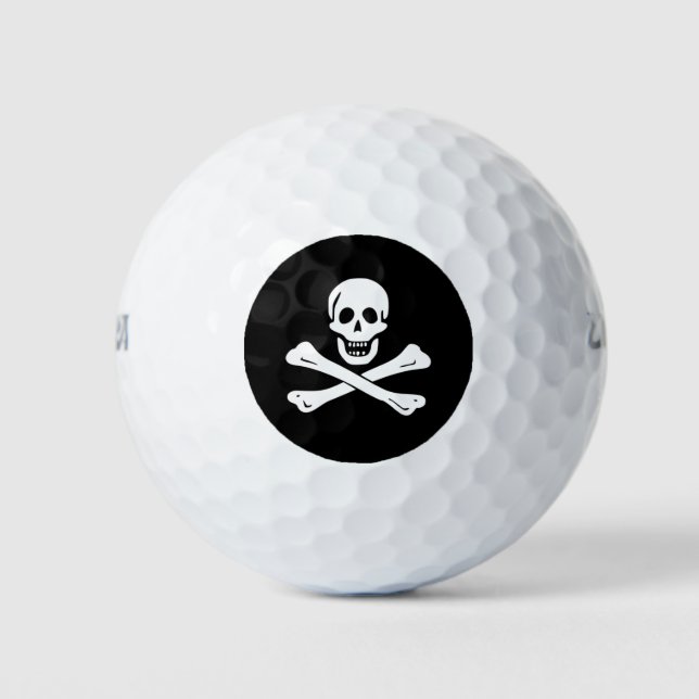 Paul McGehee "Pirate Skull" Wilson® Golf Balls (Front)