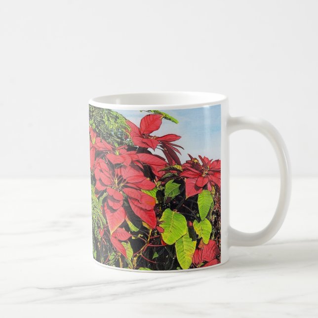 Paul McGehee "Poinsettias" Mug (Right)