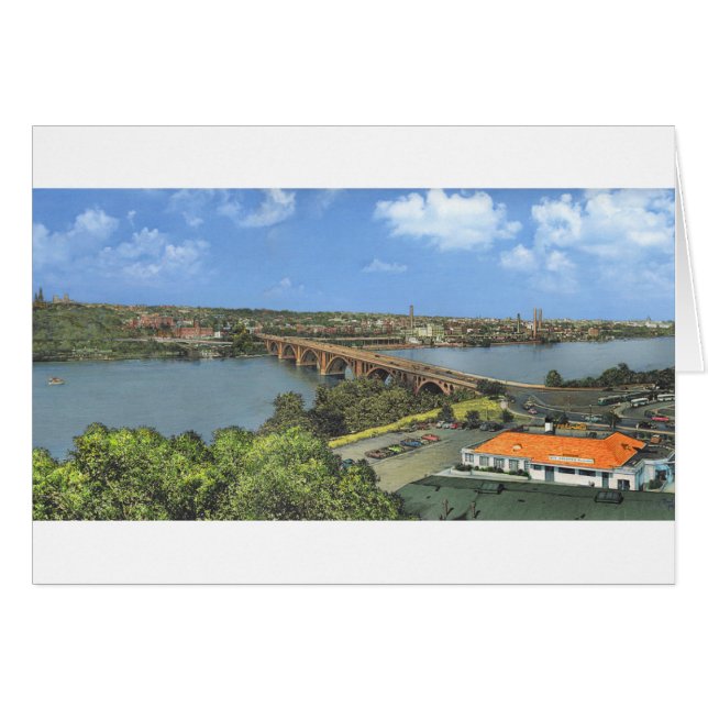 Paul McGehee "Potomac River Vista 1955" Card (Front Horizontal)