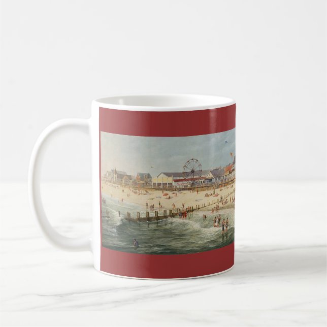 Paul McGehee "Rehoboth Beach Panorama - 1925" Mug (Left)