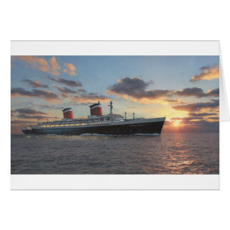 Paul McGehee "SS "United States" at Sea" Card