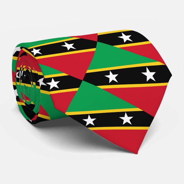 Paul McGehee "St. Kitts and Nevis " Tie (Rolled)