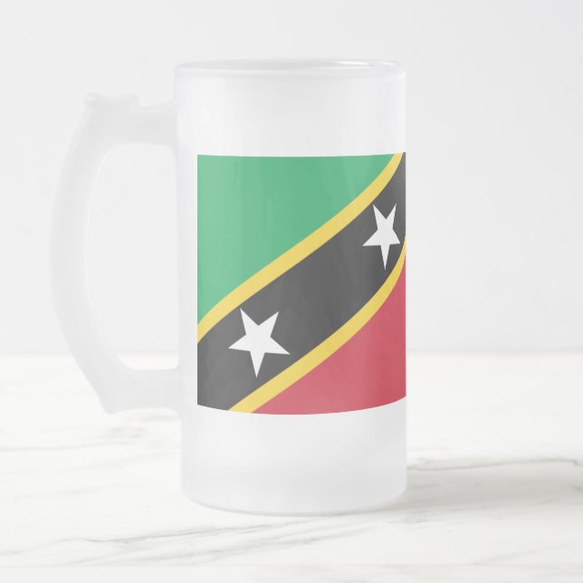 Paul McGehee "St. Kitts & Nevis Flag" Beer Mug (Left)